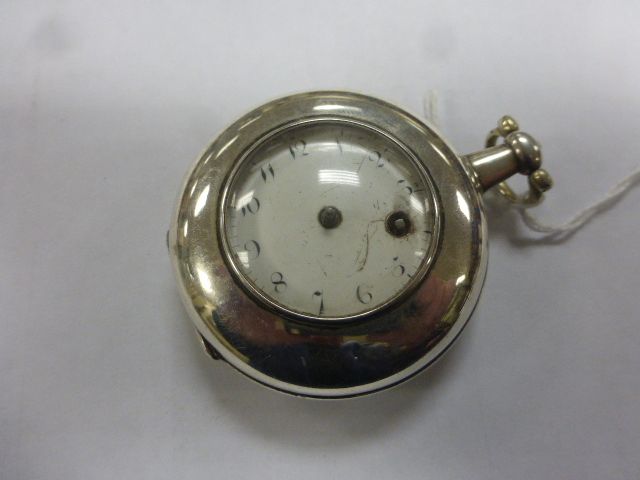 Georgian Silver Pair Cased Pocket Watch, London 1808 - Image 9 of 9