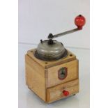 Vintage MKH Wooden Coffee Grinder