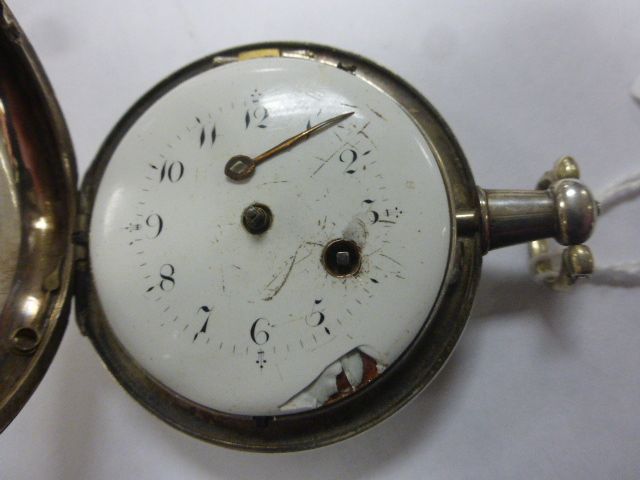 Georgian Silver Pair Cased Pocket Watch, London 1808 - Image 5 of 9