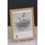 Snaffles Hunting Scene Print ' Cut-em-down Captain '