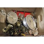 Mixed Lot including Brass, Silver Plate, Ceramics and Collectables