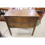 1940's Oak Chest of Two Drawers