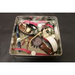 Assorted ladies and gents vintage wristwatches