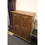 Hardwood Cupboard, the two doors opening to reveal shelves