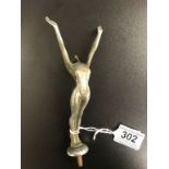 Art Deco Car Mascot in the form of a Naked Female
