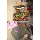 Toys - Group of Bratz Dolls Items including Carry Case with Twelve Bratz Dolls, Bratz Clothes