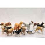 Two boxes of mixed ceramics to include Beswick animals & Toby Jugs