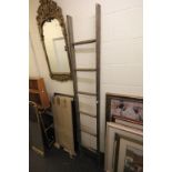 Vintage Wooden Ladder Towel Rail