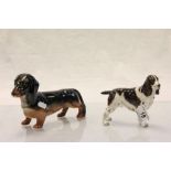 Beswick ceramic Dashchund and a Royal Doulton model of a Spaniel numbered HN 2516 Y