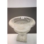 19th Century cut glass ice bowl for Champagne