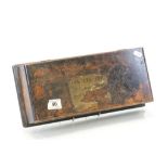 Vintage Wooden GWR Scales box with internal sections and paper label