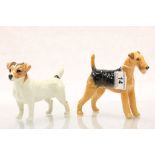 Two Beswick ceramic dogs, Jack Russell Terrier & C.H Cast Iron Monarch
