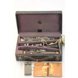 Cased Martin Freres Clarinet with accessories in a Boosey & Hawkes case