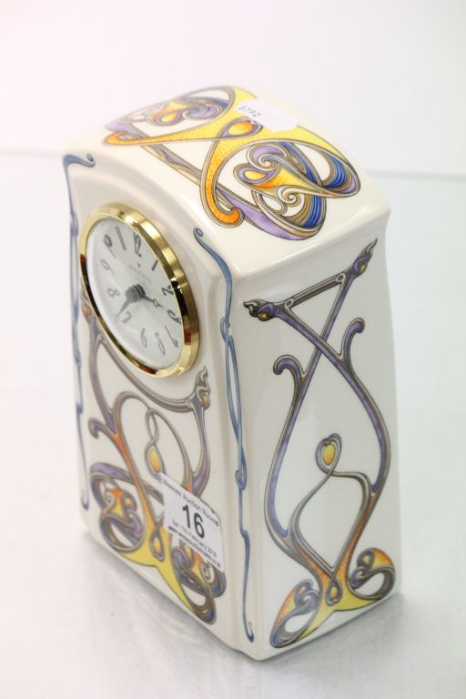 Mason's 2001 Art Nouveau style clock - Image 2 of 2
