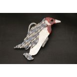 Lea Stein Style Penguin Brooch