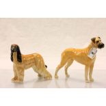 Two Beswick ceramic dogs, Ajubah of Dalves & C.H Ruler of Ouborough