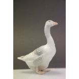 Bing & Grondahl ceramic model of a Goose, numbered to base 2/1593
