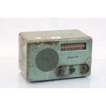 Green metallic Detrola Radio