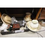Mixed collectables to include a ceramic jug & bowl set etc