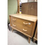 G-Plan Light Oak ' Brandon ' Chest of Two Drawers