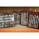 Four cases of collectors thimbles, Wade Whimsies etc
