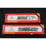 Two boxed Hornby OO gauge locomotives to include R866 LNER Class B12/3 4-6-0 and R761 GWR Hall Class