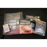 Collection of Transformers collectable's, toys and books to include boxed Tyco Electric Racing