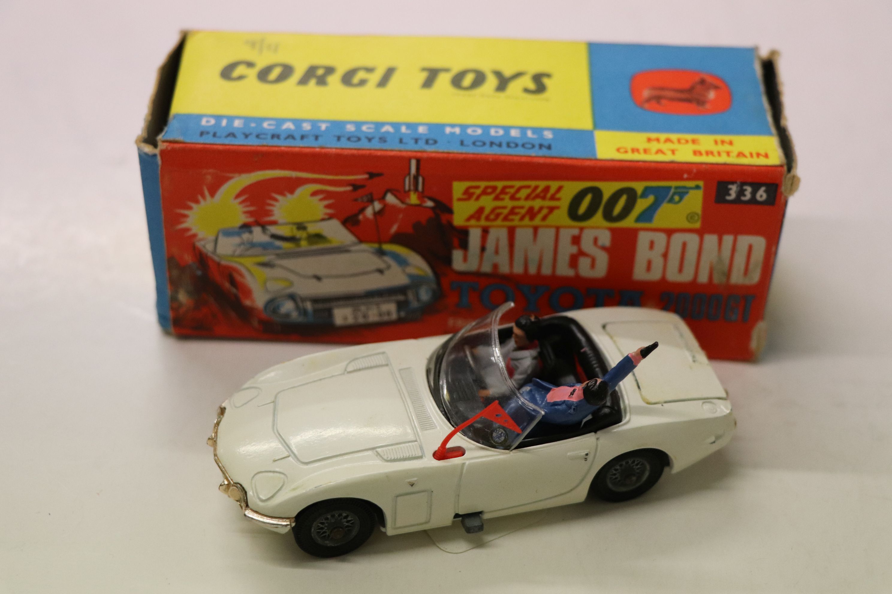 Boxed Corgi 336 James Bond 007 Toyota 2000GT from You Only Live Twice, diecast gd/vg, both - Image 5 of 5