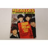 Original ' Beatles Around the World ' Magazine