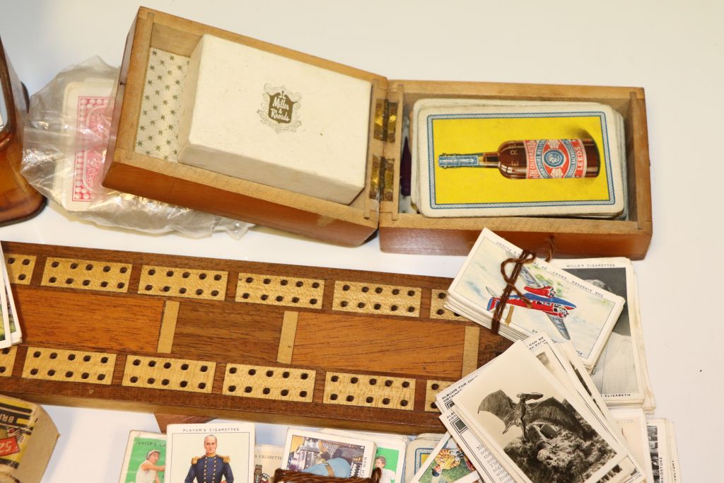 A shoe box of cigarette cards, Kensitas flowers and playing cards - Image 3 of 5