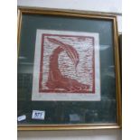 Peter Rockwell, signed limited edition etching ' Footnote ' no. 3/25