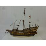 Scratch Built Wooden Galleon