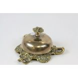 Victorian Style Brass Ornate Desk Bell