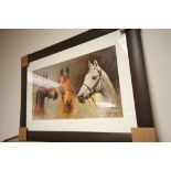 ' We Three Kings ' Race Horse Print, framed and glazed