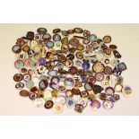 A large quantity of enamelled Masonic Bowling club badges including a Warwickshire Vice-President