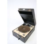 Vintage Deca 50 Portable Gramophone