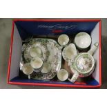 Copeland Spode teaset in Spode's Byron pattern