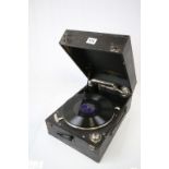 Vintage Columbia No. 201 Portable Gramophone