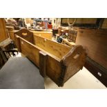 Large Vintage Rustic Pine Trug