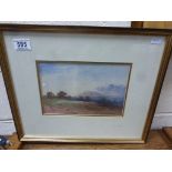 J W Hamilton Marr ARCA ( 1846 - 1916 ), Landscape Watercolour, 22cms x 15cms