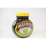 Large Wade ceramic biscuit barrel in the form of a Marmite Jar