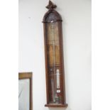 Mahogany cased Admiral Fitzroy's Barometer for restoration