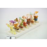 Cloverleaf Seven Dwarves (from Snow White ) Toast Rack