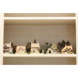 Collection of approximately 25 Lilliput Lane Cottages