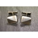 Pair of Silver Gent's Cufflinks with Swivel Bars
