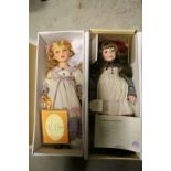 Two Large Collector's Dolls - Palmary Collection Doll called Rosemary and Alberon Doll called