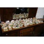 Approximately 51 unboxed Lilliput Lane Cottages