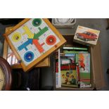 Large box of mixed vintage Games and Toys