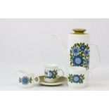J & G Meakin Studio Coffee set with floral design