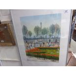 Francois ( Fanch ) Ledan Limited Edition Signed Colour Lithograph of Paris, no. 158/200 with